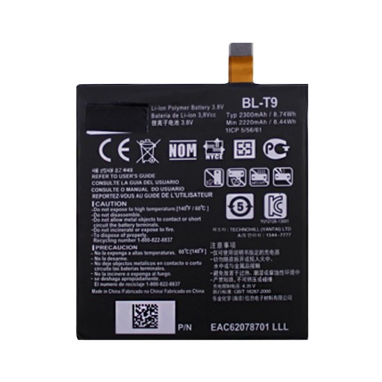 Batería LG Nexus 5 BL-T9/D821 2300mAh Batería LG Nexus 5 BL-T9/D821 2300mAh